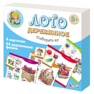 Лото деревянное Собирай-ка 01951