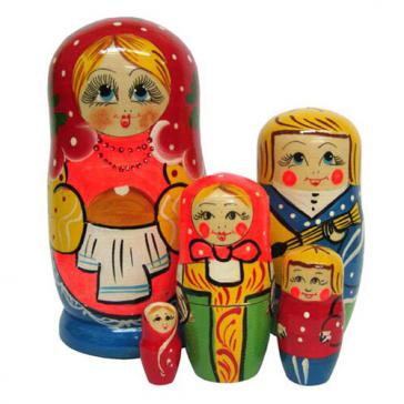 Матрешка Семья (матушка) (5 в 1) Д540