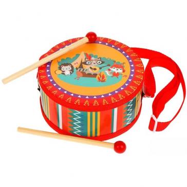 Барабан с палочками 17 см, 76812