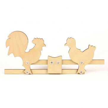 Богородская игрушка Курочка с Петушком  Р45/935 8766