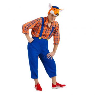 Карнавальное изделие взрослое Братец Лис, оранжевый р-р 52