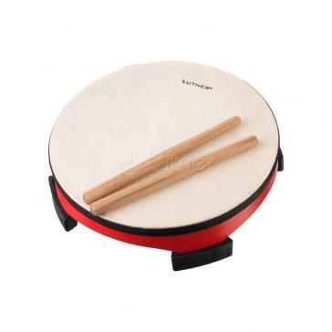 Бубен ручной барабан с палочками 10