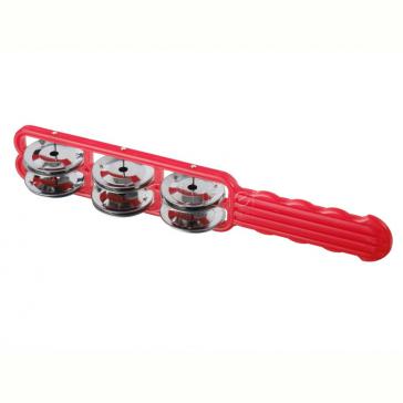  Бубенцы плоские на пластиковой красной ручке 6 пар FLT-G16-2R