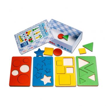 Дидактический материал Геометрические фигуры  Больше-меньше П1109