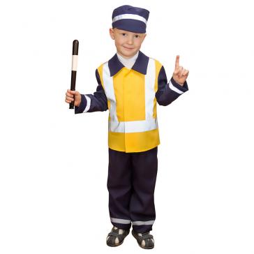 Карнавальное изделие детское Инспектор ДПС желтый р-р 32 202081-19-32