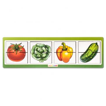Картинки-половинки Овощи, П3052
