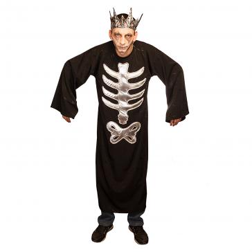 Карнавальный костюм взрослый Кащей бессмертный чёрный р-р 48-52
