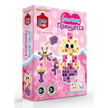 Конструктор ARTEC World Принцесса коробка 30дет, 15-2342-ART