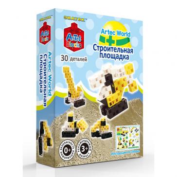 Конструктор ARTEC World Строительная площадка коробка 30дет, 15-2343-ART