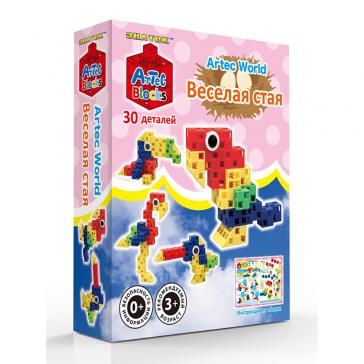 Конструктор ARTEC World Веселая стая коробка 30дет, 15-2348-ART