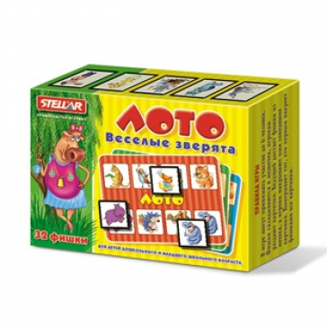 Лото Веселые зверята 00905