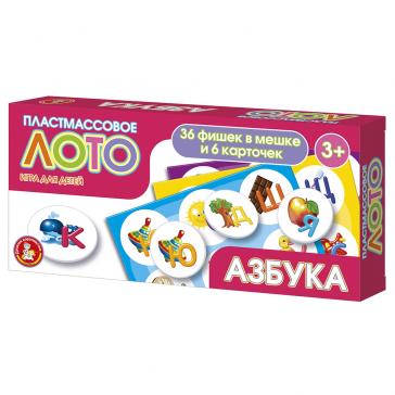 Лото пластмассовое Азбука 04504 ДК