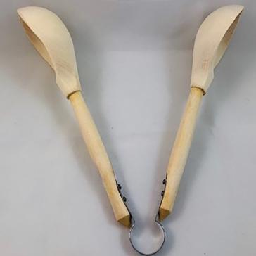 Ложки двойные некрашенные НМ