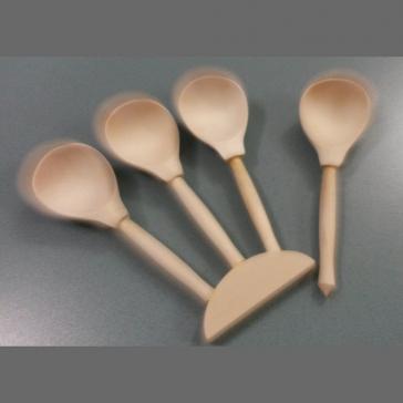 Ложки веерные (3+1) некрашеные НМ-2348 