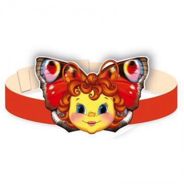 Маска-ободок Бабочка МА-10734