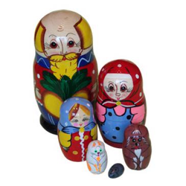 Матрёшка  Сказка  Репка ( 6 в 1 )