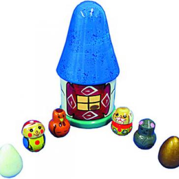 Пальчиковый театр в домике  Курочка Ряба