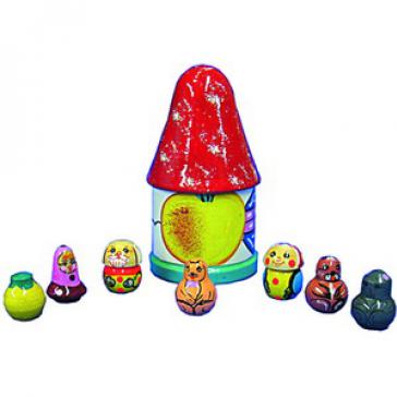 Пальчиковый театр в домике  Репка