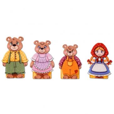 Пальчиковый театр Любимая сказка Три медведя Ф154