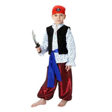 Карнавальное изделие детское Пират Билл, белый, р-р 30