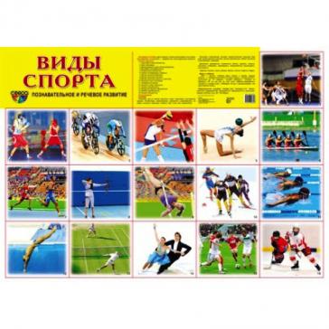 Демонстрационный плакат Виды спорта А-2