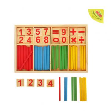 Счетный материал палочки цифры и знаки 72 эл 255804