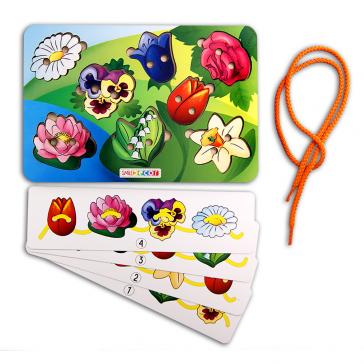 Шнуровка Цветы планшет П626
