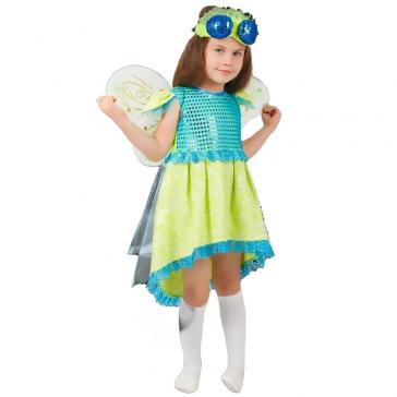 Карнавальное изделие детское Стрекоза-красотка зеленый р-р 32 202454-32