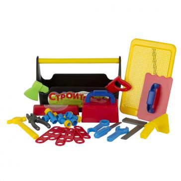 Игровой набор Строитель №4 в ящике 32пр. У761