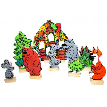 Театр Теремок настольный деревянный 5035