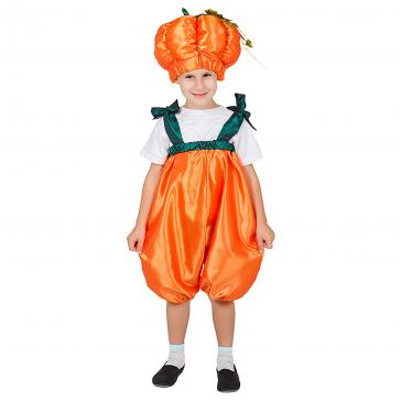 Карнавальный костюм детский Тыква оранжевый р-р 30