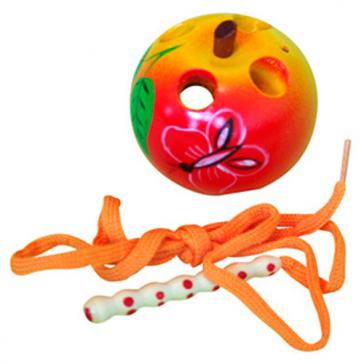 Яблоко-шнуровка малое расписное Ш045