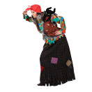 Карнавальный костюм взрослый Баба Яга коричневый р-р 50-52 комплект