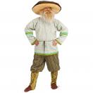 Карнавальный костюм взрослый Гриб Боровик зеленый р-р 50-52