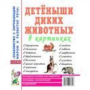 Детеныши диких животных в картинках. Наглядное пособие