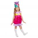 Карнавальный костюм детский Хлопушка малиновый р-р 30 комплект