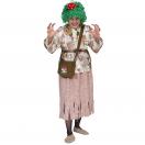 Карнавальный костюм взрослый Кикимора Кокетка  сиреневый р-р 46