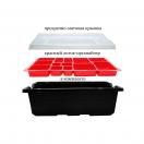 Контейнер черный с крышкой и лотком (420х310х165 см)