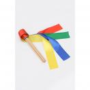 Лента гимнастическая шир 5см на деревянной палочке 1м ИИ01