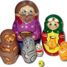 Матрёшка  Сказка  Колобок ( 7 в 1 )