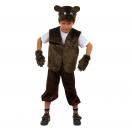 Карнавальный костюм детский Медвежонок коричневый р-р 30