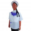 Моряк №2- игровой комплект (бескозырка,жилет с воротником)