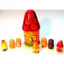 Три поросенка. Пальчиковый театр в домике Д-498