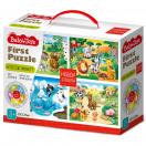 Пазл First Puzzle 4 в 1 Кто где живет Baby Toys, 04362