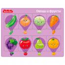 Пазл планшетный Овощи и фрукты Baby Toys, 05235