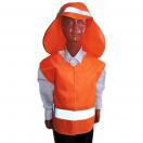 Пожарный - игровой комплект (жилет,шлем) (светоотраж лента)