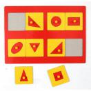 Рамки - вкладыши Монтессори, 1 уровень 