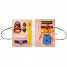 Развивающая книжка Веселые застежки Ферма, Ф622