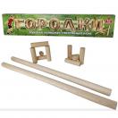 Русская народная игра Городки в коробке дерево 12 элементов 15 фигур 8333