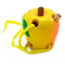 Яблоко крашеное шнуровка Ш041